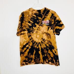 Lucky-u Cycles Custom Bleached T-shirt Sz L